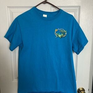 Delazy lizard in Ocean City, Maryland blue T-shirt, size medium